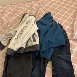 2 sets of gently worn boy Calvin Klein outfits